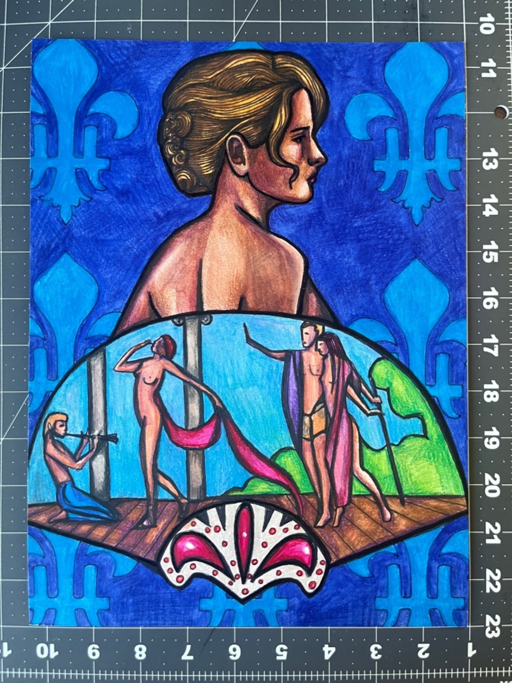 Figurative original art, art sale, home decor